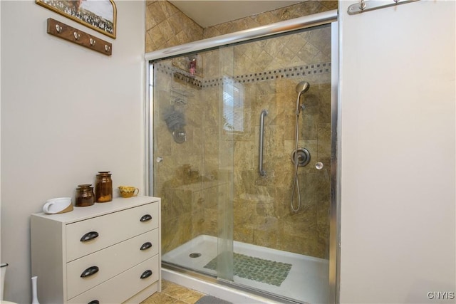 full bath featuring a stall shower