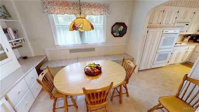 view of dining room