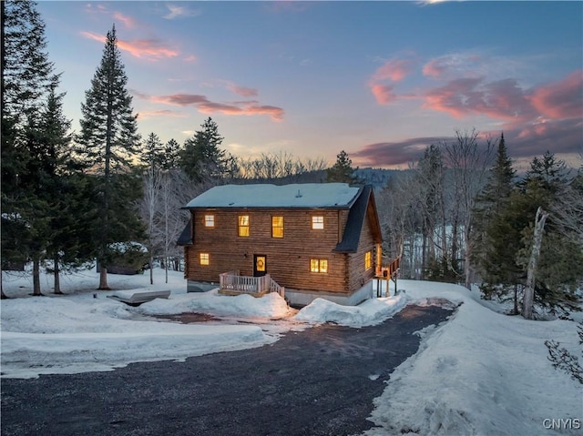 1392 Big Moose Rd, Webb, NY 13331 - view of snow covered exterior