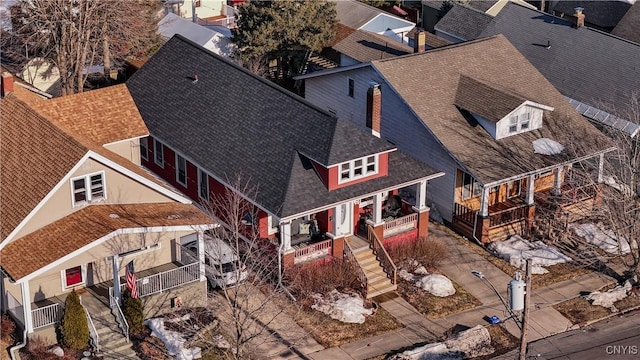 1644 Saint Agnes Ave, Utica, NY 13501 - drone / aerial view featuring a residential view