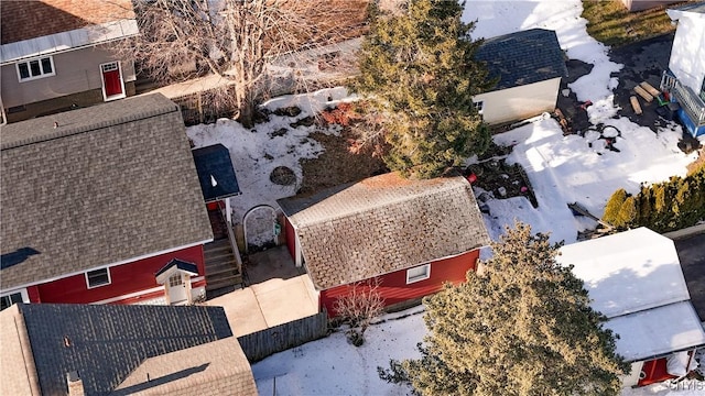 1644 Saint Agnes Ave, Utica, NY 13501 - view of snowy aerial view