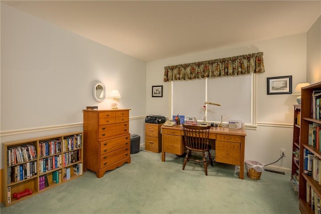 123 Sunset Ridge Rd, Otsego, NY 13326 - view of carpeted home office