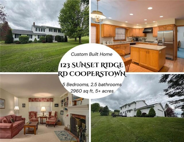123 Sunset Ridge Rd, Otsego, NY 13326 - view of marketing collateral with multiple images