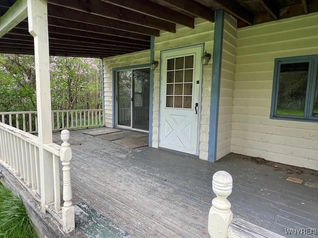 view of deck