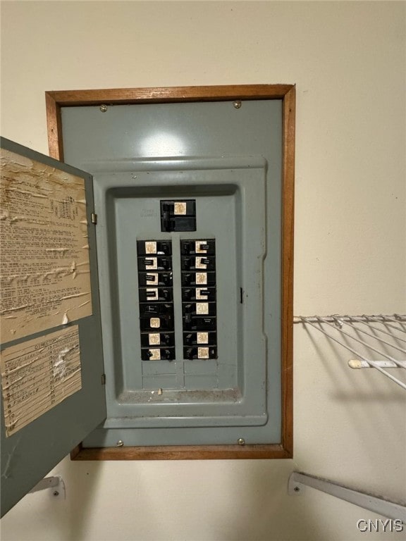 163 E 9th St, Oswego-City, NY 13126 - utility room featuring electric panel