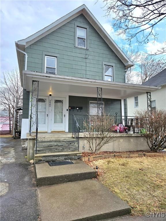 220 Odell Ave, Union, NY 13760 - view of front of home featuring covered porch