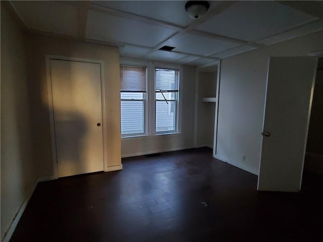 460 S Ave, Elmira-City, NY 14904 - unfurnished bedroom featuring baseboards and dark wood finished floors