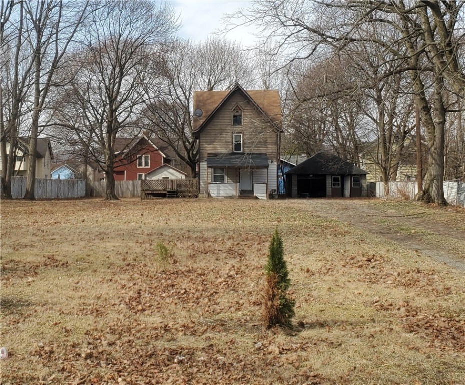 1219 Lake St, Elmira-City, NY 14901 - view of yard featuring fence