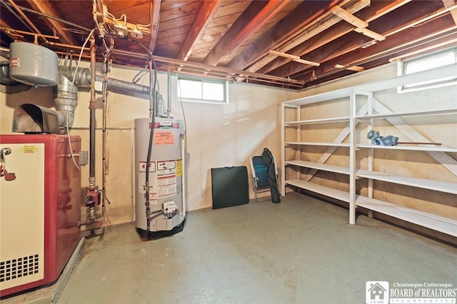 92 E Pine St, Dunkirk-City, NY 14048 - below grade area featuring gas water heater