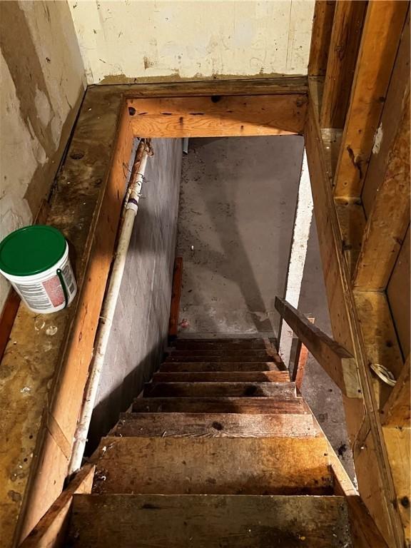 view of stairs