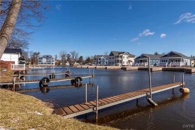 806 Clifford Ave, Vienna, NY 13157 - dock area featuring a residential view and a water view