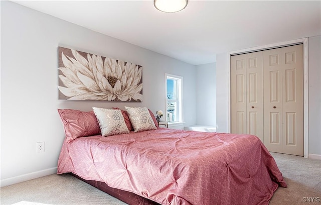 806 Clifford Ave, Vienna, NY 13157 - carpeted bedroom featuring a closet and baseboards