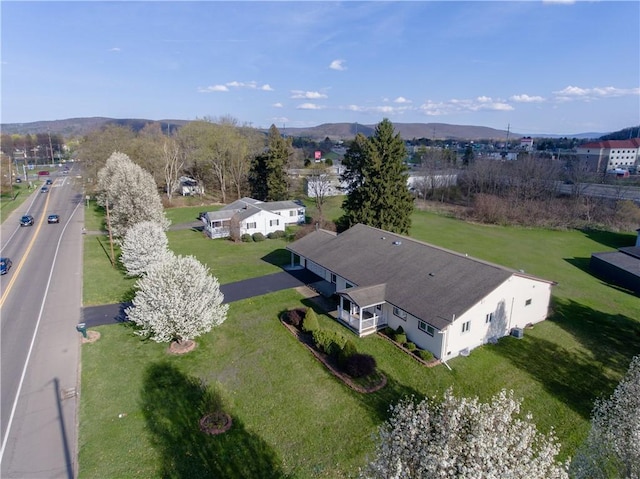 919 W Broad St, Horseheads, NY 14845 - birds eye view of property with a mountain view