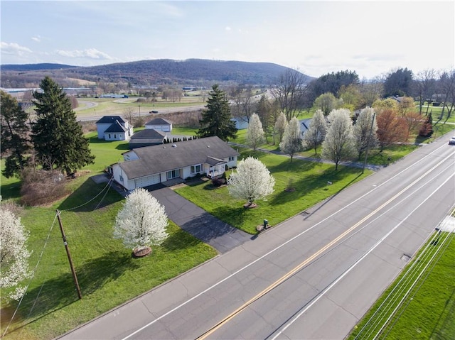 919 W Broad St, Horseheads, NY 14845 - birds eye view of property featuring a rural view