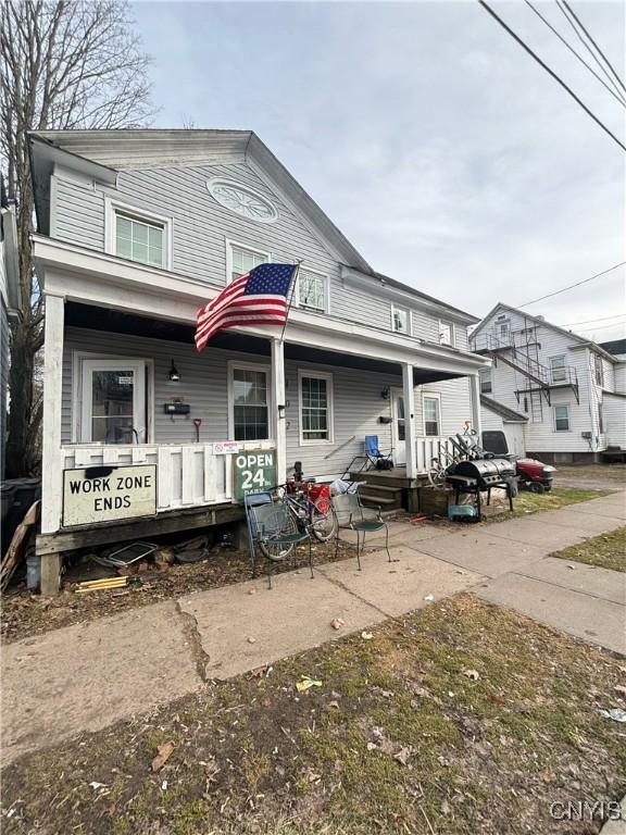 102 Expense St, Rome-Inside, NY 13440 - view of front of property with a porch