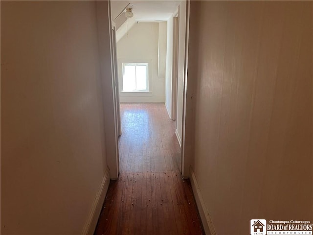 213 S Clinton St, Olean-City, NY 14760 - corridor with hardwood / wood-style floors and baseboards