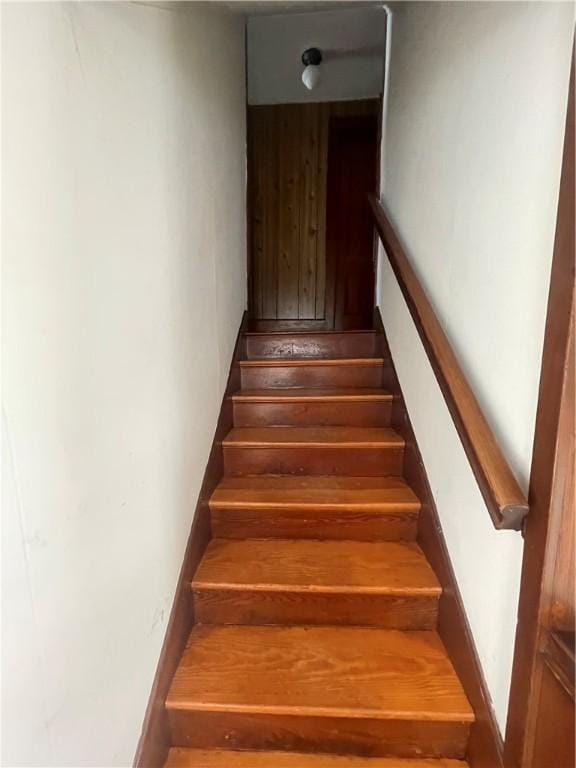 view of stairs