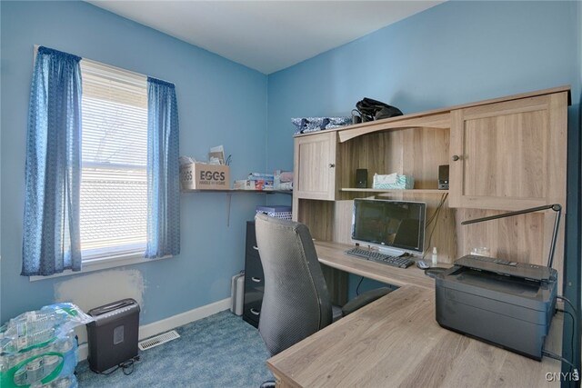 42913 County Route 100, Orleans, NY 13640 - office area featuring baseboards and visible vents