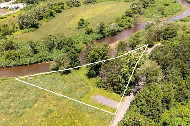 272 Arbor Hill Rd, Delhi, NY 13753 - aerial overview of property's location featuring property boundaries highlighted and a large body of water