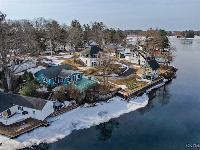 21093 Cliff Ave, Alexandria, NY 13607 - aerial view with a residential view and a water view