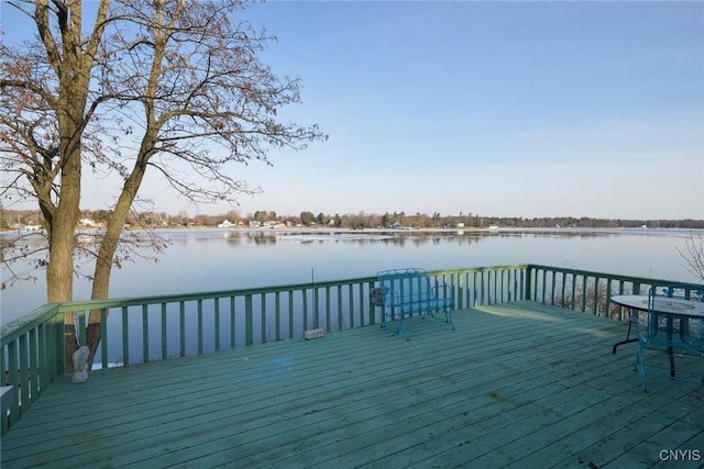 21093 Cliff Ave, Alexandria, NY 13607 - deck with a water view