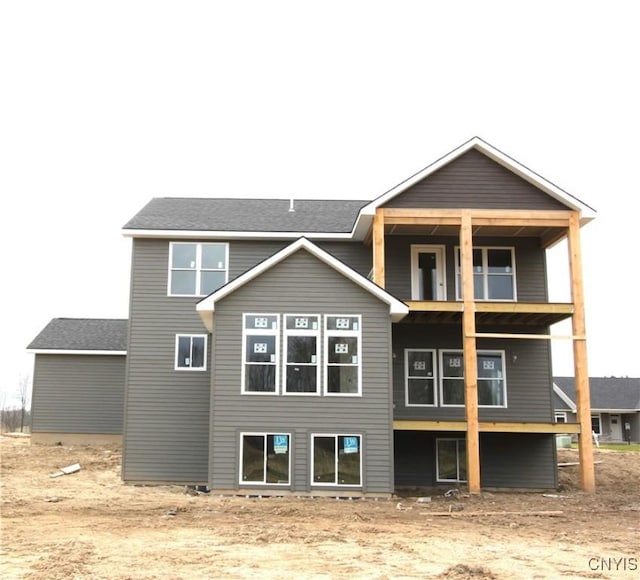 3515 Tall Tree Ln, Lysander, NY 13027 - rear view of property with a balcony