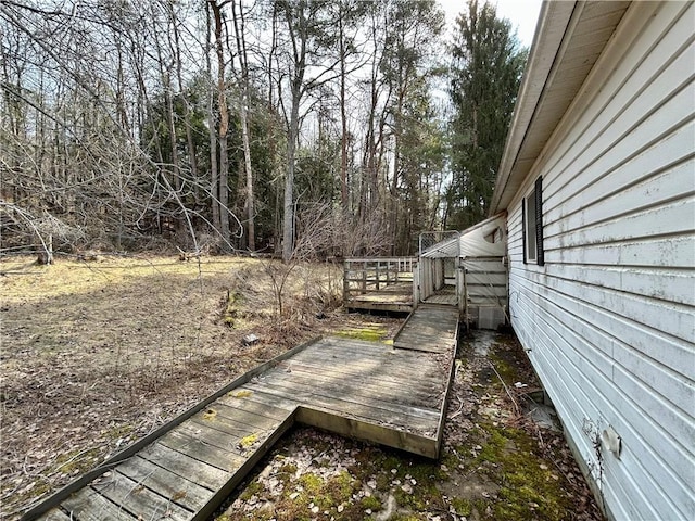 166 Backus Rd, New Lisbon, NY 13342 - view of yard with a deck