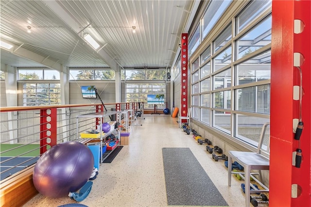 10289-10288 Whispering Wind Trl, Corning, NY 14830 - workout area featuring plenty of natural light