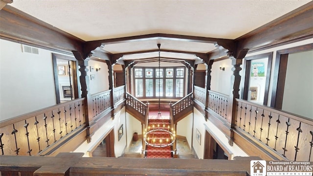 interior space featuring visible vents