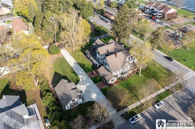 bird's eye view featuring a residential view