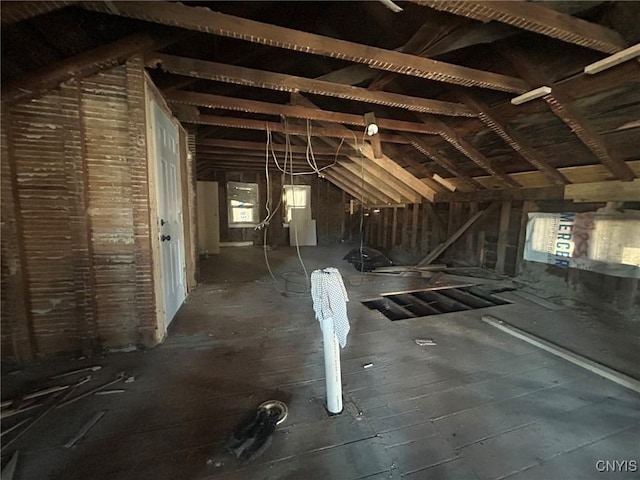 140 Riverside Dr, Utica, NY 13502 - view of unfinished attic