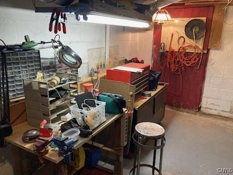 view of storage