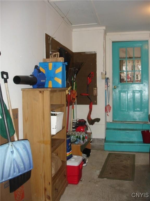 view of storage
