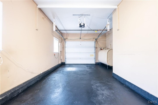 208 Eatonville Rd, Little Falls, NY 13365 - garage with oil tank and a garage door opener