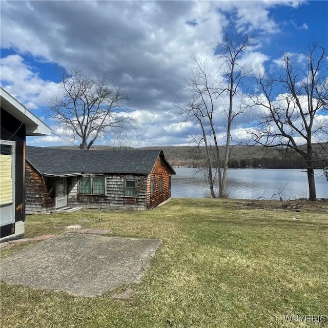 6235 SW Shr, Canadice, NY 14471 - view of green lawn with a water view