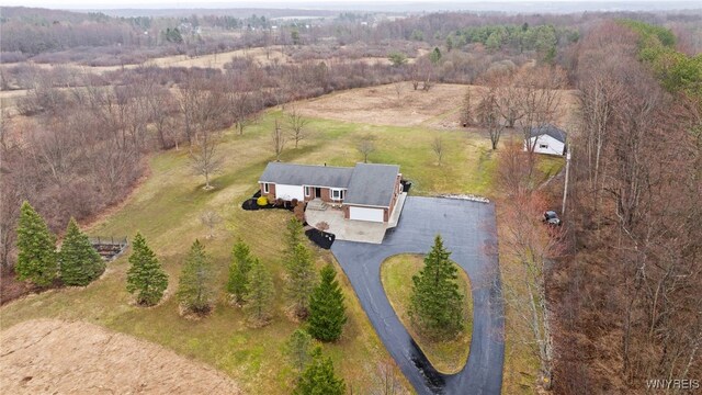 6741 Cole Rd, Orchard Park, NY 14127 - bird's eye view with a rural view