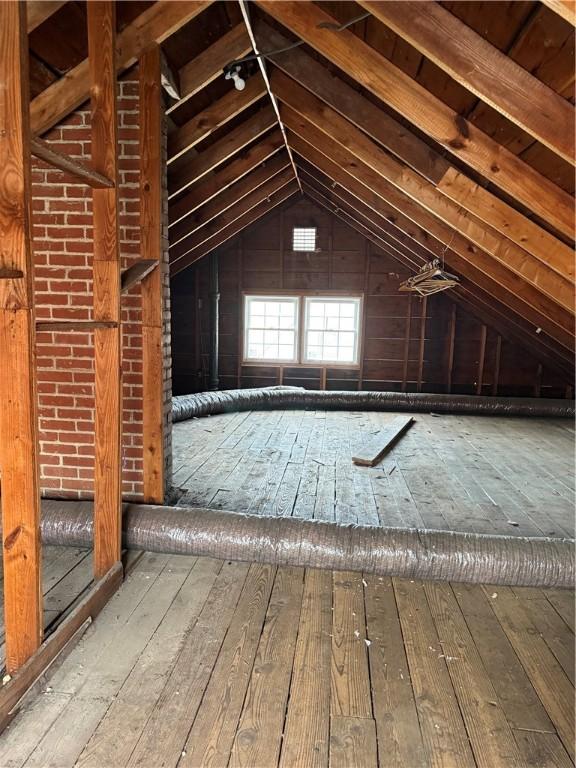 507 W Hudson St, Elmira-City, NY 14904 - view of unfinished attic