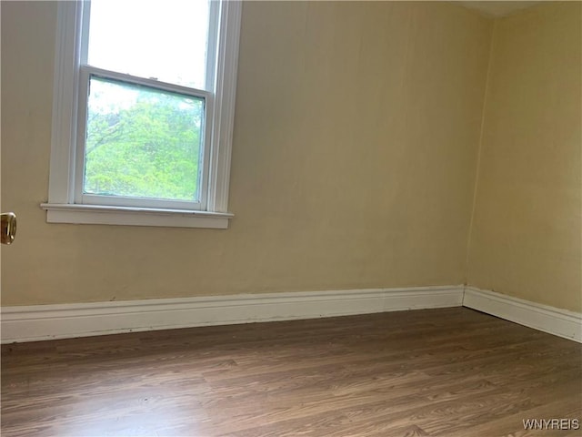 49 Newburgh Ave, Buffalo, NY 14211 - unfurnished room with wood finished floors and baseboards