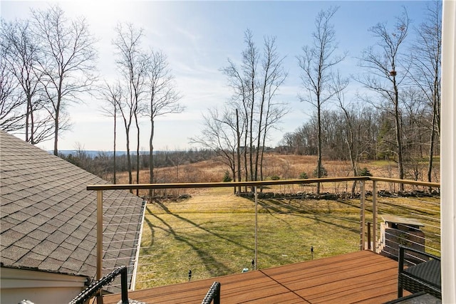 5027 Wyffels Rd, Canandaigua-Town, NY 14424 - wooden terrace featuring a yard