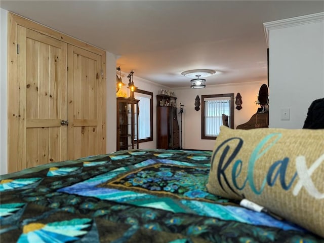 612 Oswegatchie Rd, Palatine, NY 13428 - bedroom featuring ornamental molding