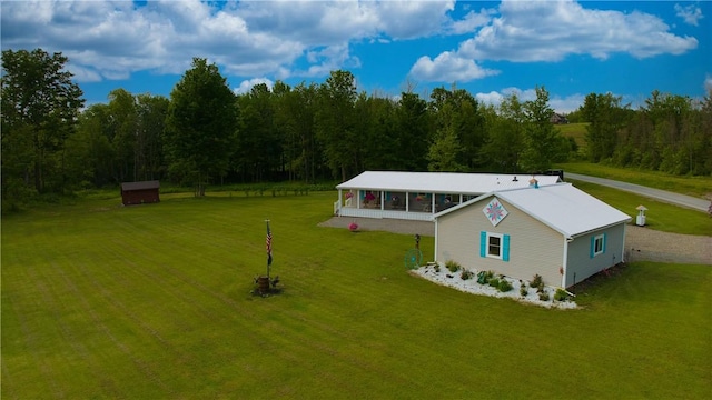 612 Oswegatchie Rd, Palatine, NY 13428 - aerial view of property and surrounding area with a forest