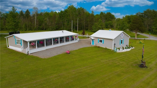 612 Oswegatchie Rd, Palatine, NY 13428 - view from above of property with a forest