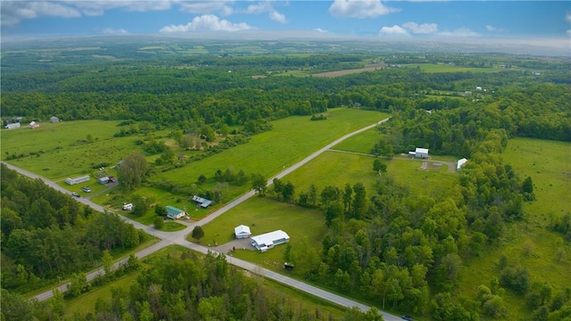 612 Oswegatchie Rd, Palatine, NY 13428 - aerial view of sparsely populated area featuring a heavily wooded area