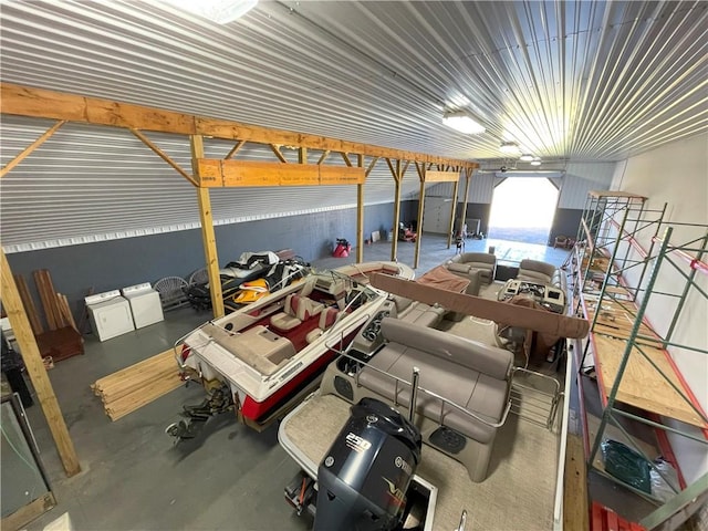 2192 State Route 8, Ohio, NY 13324 - garage with metal wall