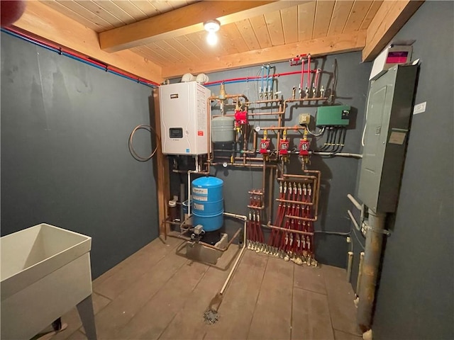 2192 State Route 8, Ohio, NY 13324 - utility room featuring a sink and tankless water heater
