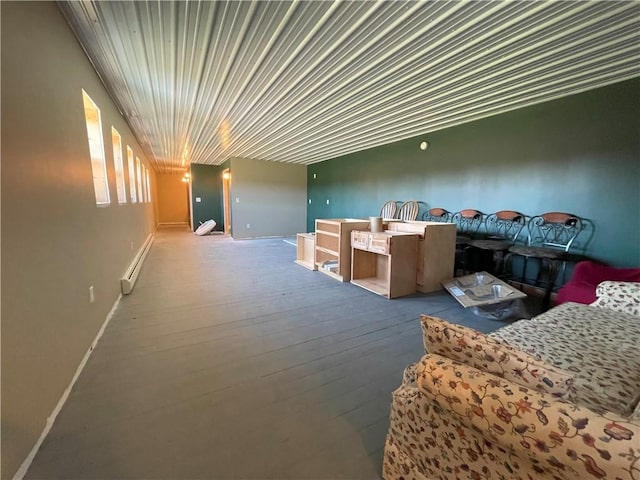 2192 State Route 8, Ohio, NY 13324 - miscellaneous room with hardwood / wood-style flooring, baseboards, and baseboard heating