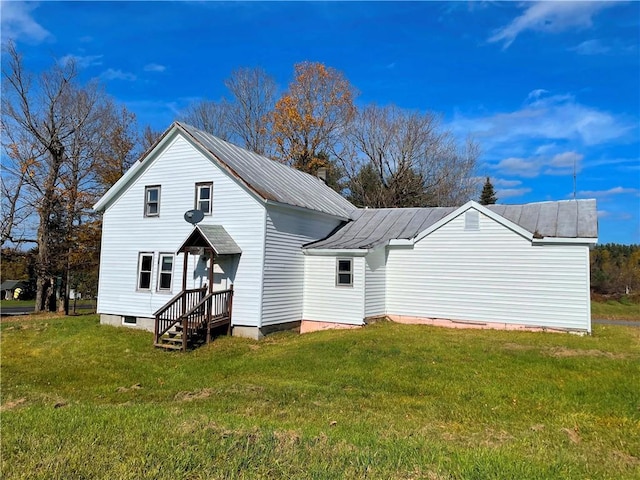 2192 State Route 8, Ohio, NY 13324 - back of property featuring a yard and metal roof