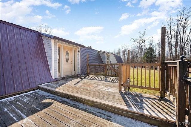 view of deck