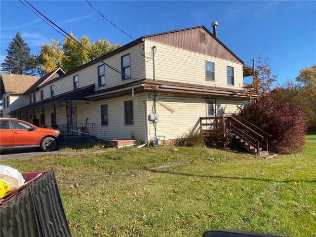 1268 County Road 19, Dix, NY 14812 - exterior space featuring a lawn