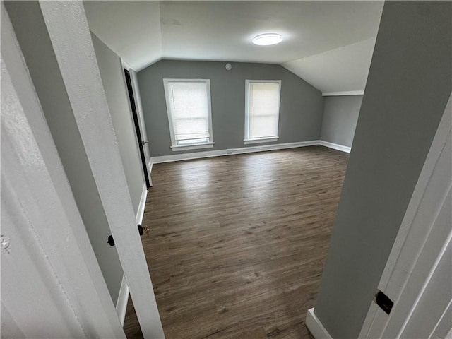 317 W State St, Albion, NY 14411 - bonus room with lofted ceiling and dark wood finished floors